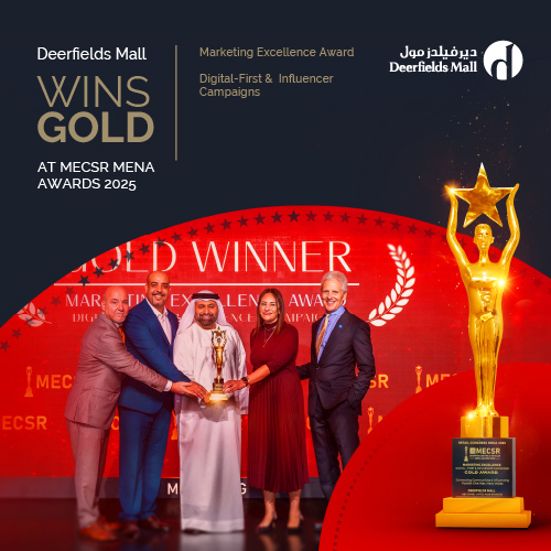 Deerfields Mall Wins Gold Award 